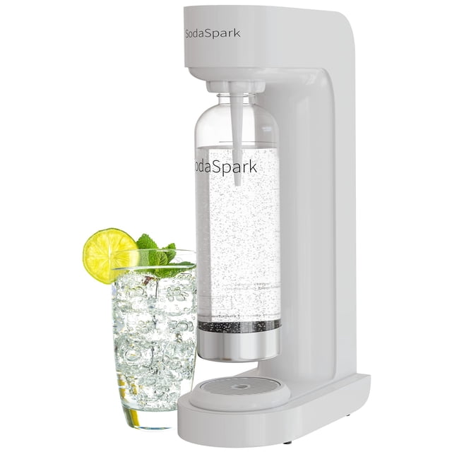 Máquina para hacer refrescos con botella sin BPA - Control de efervescencia con un solo toque accionado por CO2 - Máquina para hacer agua fresca con gas - Máquina casera de transmisión de refrescos Sp