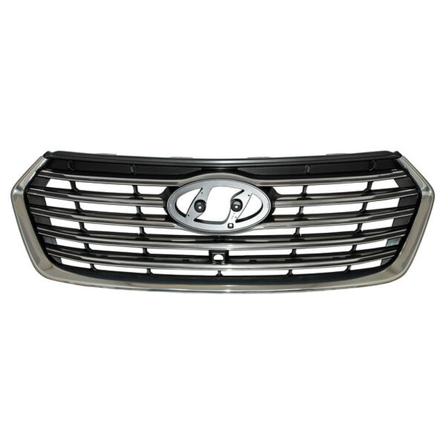 Parrilla Santa Fe Sport 2017 A 2018 Hyundai C/Hoyo P/Cámara Genérica .