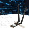 thumbnail image 4 of PCIe  Adapter, 2.4G/5Ghz Plug And Play 1800Mbps PCIe  Card  For Networking, 4 of 8