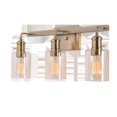 thumbnail image 1 of Kenroy Home 94129AB Renda 3 Light Vanity, Antique Brass, 1 of 1