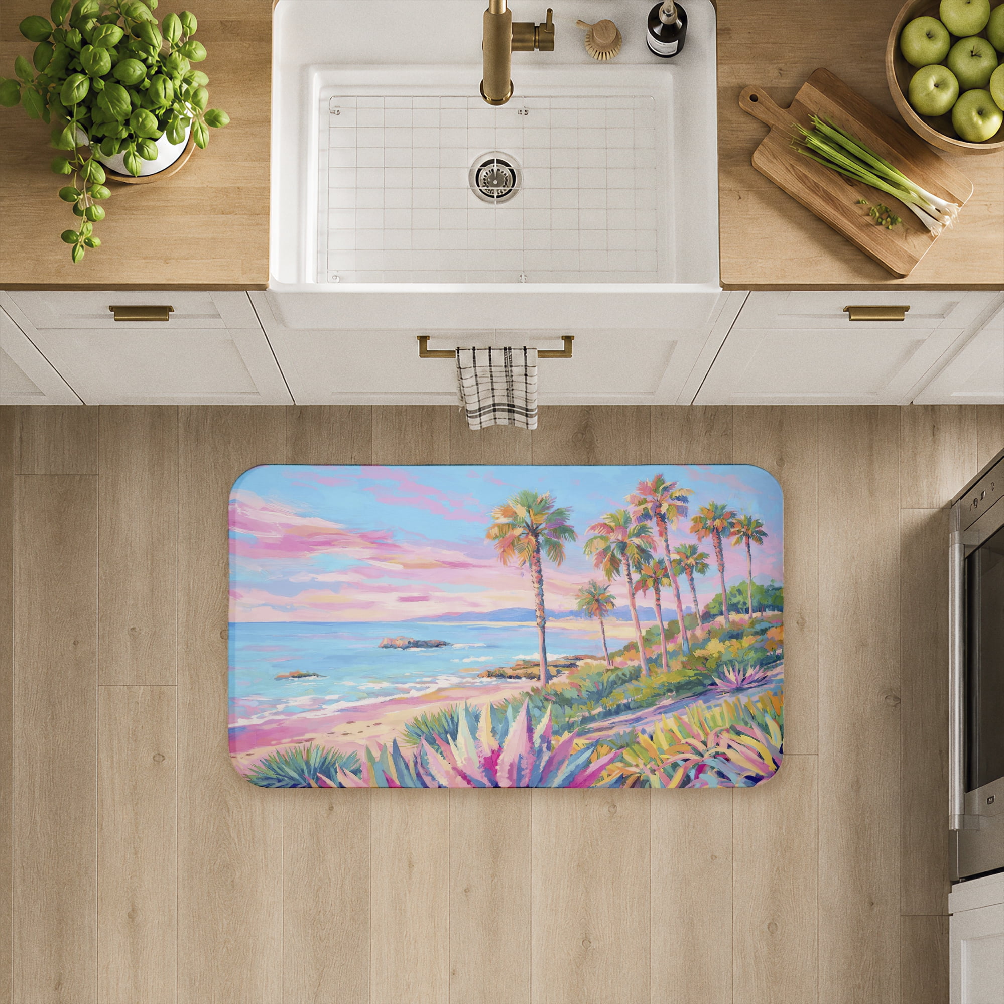 Stupell Industries Lush & Scenic Tropics Printed Anti-Fatigue Floor Mat, design by Ziwei Li