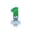B, variant on BBilaBu Soccer Themed Number Candle,Fun Glitter Birthday Candles,for Football Party Decorations Anniversary Supplies