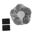 thumbnail image 1 of DOLITY Plateau de Service Divisé Organisateur de Rangement pour Aliments pour Réception du Nouvel An Friandises Gris, 1 of 9