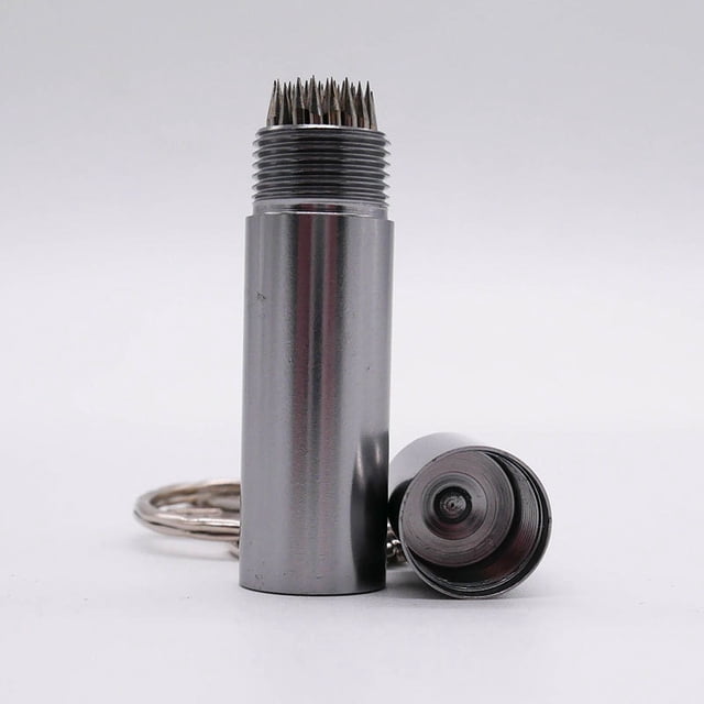 Brolanz Outil de Réparation de Pointe de Queue de Billard Gris – Accessoire Durable, Facile à Utiliser et Compact pour des Réparations Efficaces en Déplacement, Idéal pour les Passionnés de Billard, les Bars Sportifs et l'Usage à la Maison, Polyvalent pour l'Extérieur