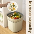 thumbnail image 4 of Dvkptbk Trash Can Plastic Thickened Garbage Bin Household Kitchen Bathroom Bedroom Large Capacity Uncovered Garbage Bin Home Essentials, 4 of 6