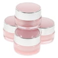 thumbnail image 5 of FONDOTIN Set of 4 Acrylic Airless Lotion Jars for Travel, Cream Storage Containers, Refillable Skincare Dispensers, 5 of 8