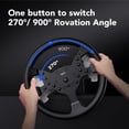 thumbnail image 4 of PXN V99 3.2Nm Force Feedback Sim Racing Wheel, 270°/900° Rotation, 11.8" Wheel, Hall Effect 3 Pedals, H-Shifter for PC, PS4, Xbox One, Xbox Series X|S, 4 of 8