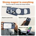thumbnail image 7 of Allytechgroup iPhone 15 Plus Case with Screen Protector, Compatible with Magsafe Transparent Matte Back Cover Anti-Scratch Drop Protective Phone Case for Apple iPhone 15 Plus, Blue, 7 of 7