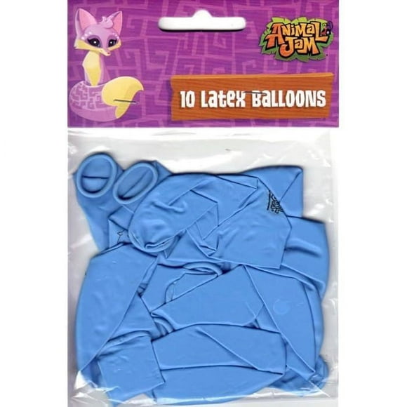 Animal Jam Ballons Imprimés en Latex (Pack de 10)