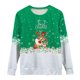 thumbnail image 5 of Moda navideña para mujer, informal, de manga larga, cuello redondo, estampado, sudadera para mujer, Tops Pompotops gfhjh14493, 5 of 5