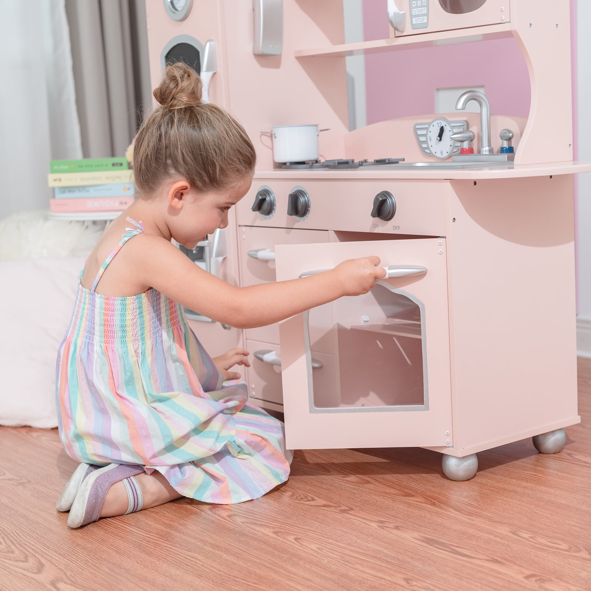 Teamson Kids Little Chef Westchester Retro Kids Kitchen Playset