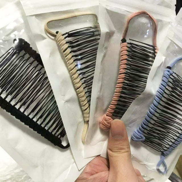 Pinza para el pelo de plátano, peine con forma de plátano, rizador de pelo perezoso, peine para recogido