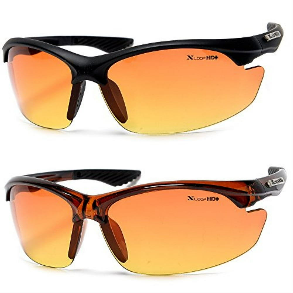 xloop hd vision high definition anti glare driving lens sunglasses wrap