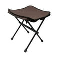 thumbnail image 2 of Folding Stool Ultralight Foldable Chair Fishing Stool Folding Camping Chair Brown, 2 of 8