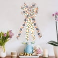 thumbnail image 4 of YingYouFu Easter Bow Decoration, Rabbits Carrot Print Door Hanging Bow for Holiday Party, Festive Home and Wall Decor for Spring Celebration, 4 of 6
