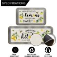 thumbnail image 4 of Lemon Kitchen Mat Set of 2, Kitchen Mats for Floor, Farmhouse Lemon Kitchen Rugs and Mats Non Skid Washable, Lemon Kitchen Decor Floor Mats Non Slip, Kitchen Runner Rug Carpet 17x29 and 17x47 Inch, 4 of 6
