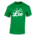thumbnail image 2 of Respect My Tshirt - Leo Zodiac Sign Graphic T-Shirt, Astrology Symbol Design, Crew Neck, Green, Large, 2 of 3