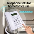 thumbnail image 4 of Methold Teléfono con cable de escritorio con pantalla para teléfono fijo de hogar/hotel/oficina con contestador automático Teléfono y Comunicación A, 4 of 6