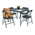 thumbnail image 2 of Flash Furniture Mindy 5-Piece Folding Table and Chairs Set – Portable Activity Table for Daycare, Classrooms & Playrooms, Navy, 2 of 13