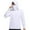 White, variant on heyac Men's Sun Protection Hoodie Shirts UPF 50 Long Sleeve SPF UV Rash Guard Fishing Hiking Lightweight