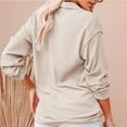 thumbnail image 1 of Camisa con cuello en V para mujer, Camisa con botones y cuello en V para mujer Camisa con botones en la parte delantera para mujer Rendimiento potente, 1 of 5