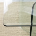 thumbnail image 3 of Radius Corners 72 x 42 in. Rectangular Glass Top, 3 of 9