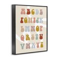 thumbnail image 3 of Stupell Industries Eclectic Alphabet with White Spiral Black Framed Giclee Art, 11 x 14, by Lil' Rue, 3 of 8