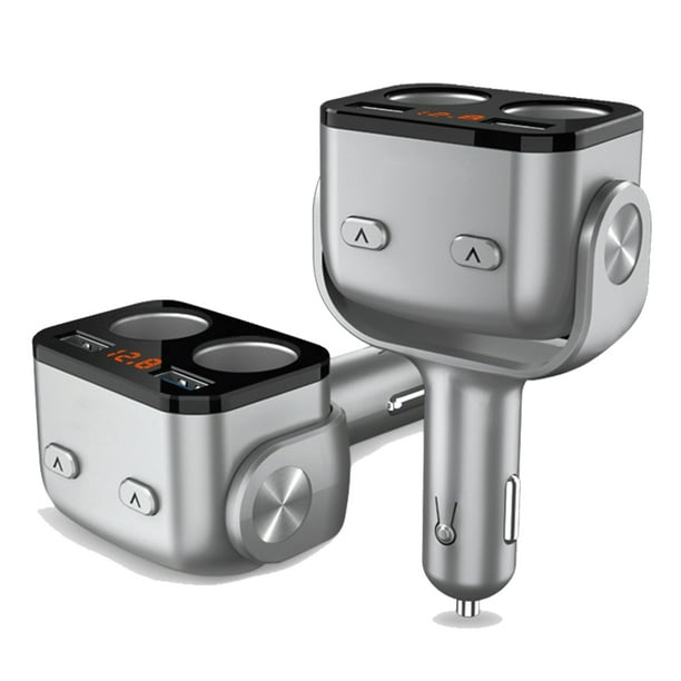 Cargador De Coche Rápido, Cargador USB De Encendido De Cigarrillo Con 4