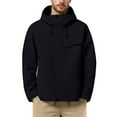 thumbnail image 2 of WTOBBY Men's Outdoor Casual Loose Fit Sun Protection Jacket - Water-Resistant, Lightweight for Fishing and Daily Use, UPF Defense, Breathable Fabric,Black S, 2 of 4