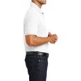 thumbnail image 3 of Mafoose Men's Short Sleeves Tall Core Classic Pique Polo for Everyday Wear White 3XLT, 3 of 5