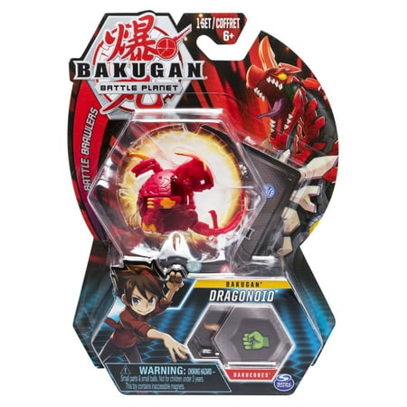 Bakugan, Dragonoid, 2-inch Tall Collectible Action Figure and Trading Card, for Ages 6 and (Dokkan Battle Best Cards)
