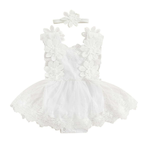Baby Girl Clothes Newborn Baby Girls' Dresses Rompers Bodysuit Baby Outfits First Birthday Girl Outfit Baby Clothes For Girls 12-18 Months