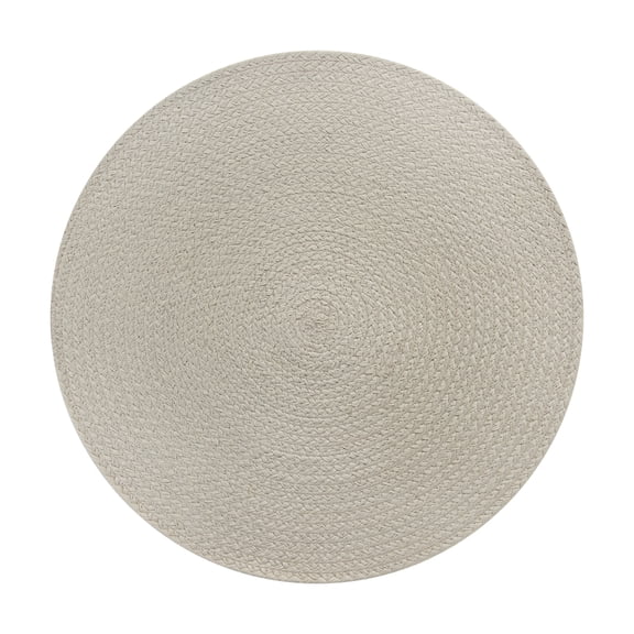 Mainstays Woven Handloom Round Placemat – Stone