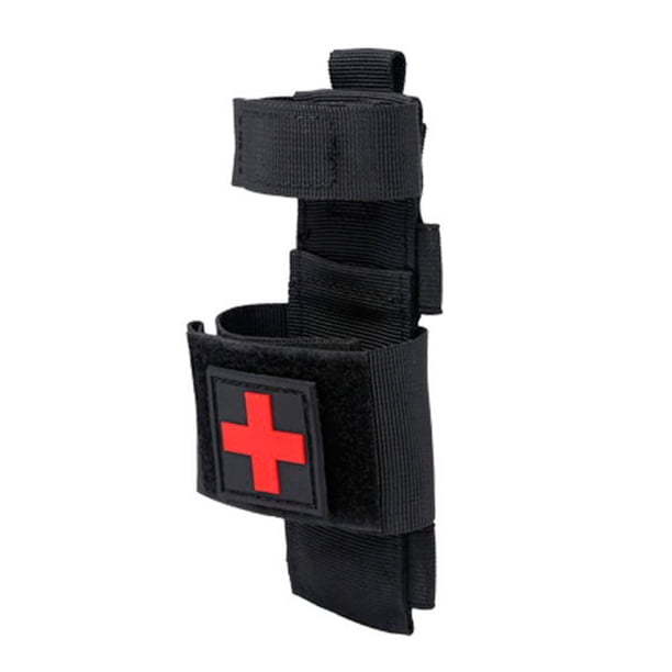 FLhrweasw Torniquete CAT Multifunción Cizalla para Hemostasia Rápida (negra)