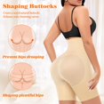 thumbnail image 2 of Tummy Control Shapewear Shorts for Women High Waisted Body Shaper Thigh Slimmer Lace Slip Shorts Under Dresses, 2 of 7