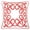 Coral, variant on Jordan Coral Geometric Polyester 20 in. x 20 in. Throw Pillow