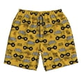thumbnail image 5 of Goofa Modern Truck Printed Mens Swim Trunks Summer Quick Dry Short Beach Swimwear Bathing Suits-Medium, 5 of 9