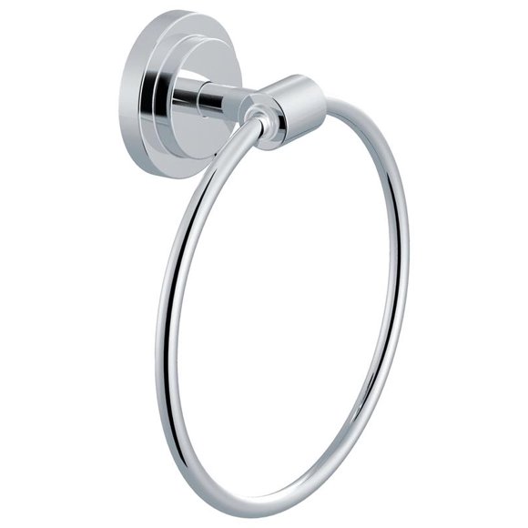 Moen Barre de Serviette ISO, 22 lb, Poteau en Barre de Zinc, Barre en Aluminium, Plaqué Chrome