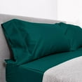 thumbnail image 2 of 5 Piece Sheet has Zipper Sheet Set, Twin XL Size 6 Inch Deep Pocket, 800 TC, Solid Teal Color., 2 of 9