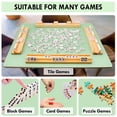 thumbnail image 3 of Soothing Macaron Green Game Mat | Noise Reducing Anti-Slip Pad for Game Nights, Mahjong & Cards with Velvet Carry Bag, 3 of 7