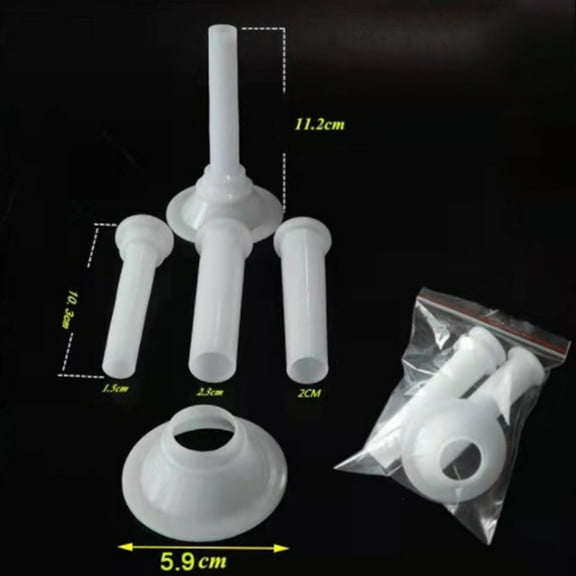 KDJ 1 Set Meat Grinder Handmade Stuffing Tube Sausage Maker Stuffer Funnel Tools - for Home Decor