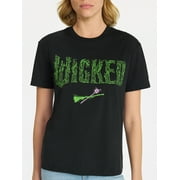 Wicked Womens Graphic Tee with Short Sleeves, Sizes XXS-XXL