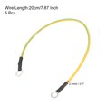 thumbnail image 2 of Unique Bargains ESD Grounding Cable Cord 20cm/7.87 Inch Yellow,Green,5 Pcs, 2 of 6