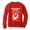 Red, variant on Tstars Womens Best Gift for Mother's Day Shirts Grandma Shark Cool Cute Gift for Mom Shirt for Mom Baby Shark Doo Doo Doo Nana Mothers Day Gift Women Sweatshirt