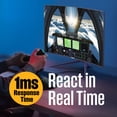thumbnail image 2 of Westinghouse 24 Inch Curved Gaming Monitor, 165Hz, 1ms, FHD 1080P, 3000:1 Contrast Ratio, 110% sRGB, 1500R, AMD FreeSync, Eyecare, for PC Games with Built-in Speakers, VESA, DisplayPort, HDMI, 2 of 9