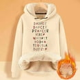 thumbnail image 4 of Dasher Dancer Prancer Vixen Tequila Blitzen Hoodies for Women Heavyweight Christmas Hooded Sweatshirt Pullover, 4 of 5