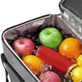 thumbnail image 5 of Lunch Bag Insulated Lunch Box for Women/Men Reusable Lunch Tote Bag with Adjustable Shoulder Strap,Front Zipper Pocket A, 5 of 5