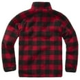 thumbnail image 2 of BRANDIT INDIVIDUAL WEAR Adult Male Fleece Full Zip Jacket, Color: Red Black Ch, Size: XL, 2 of 3