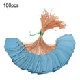 thumbnail image 2 of Trayknick 100 Pcs Waterproof Strip Line Gardening Labels Signs Plant Hanging Tags Blue, 2 of 9
