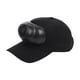 thumbnail image 4 of Sombrero con visera y ventilador para mujer, transpirable, para verano Gorra de béisbol negra, 4 of 9